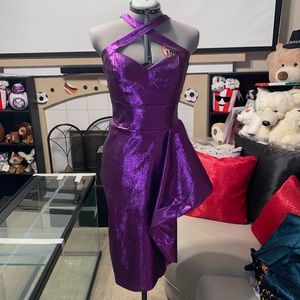 **Sold** Purple lame dress /deadly dames
